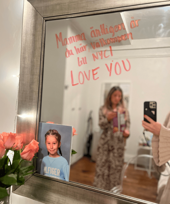 Överraskningsresa till NYC- Mor/dotter&nbsp;återförening