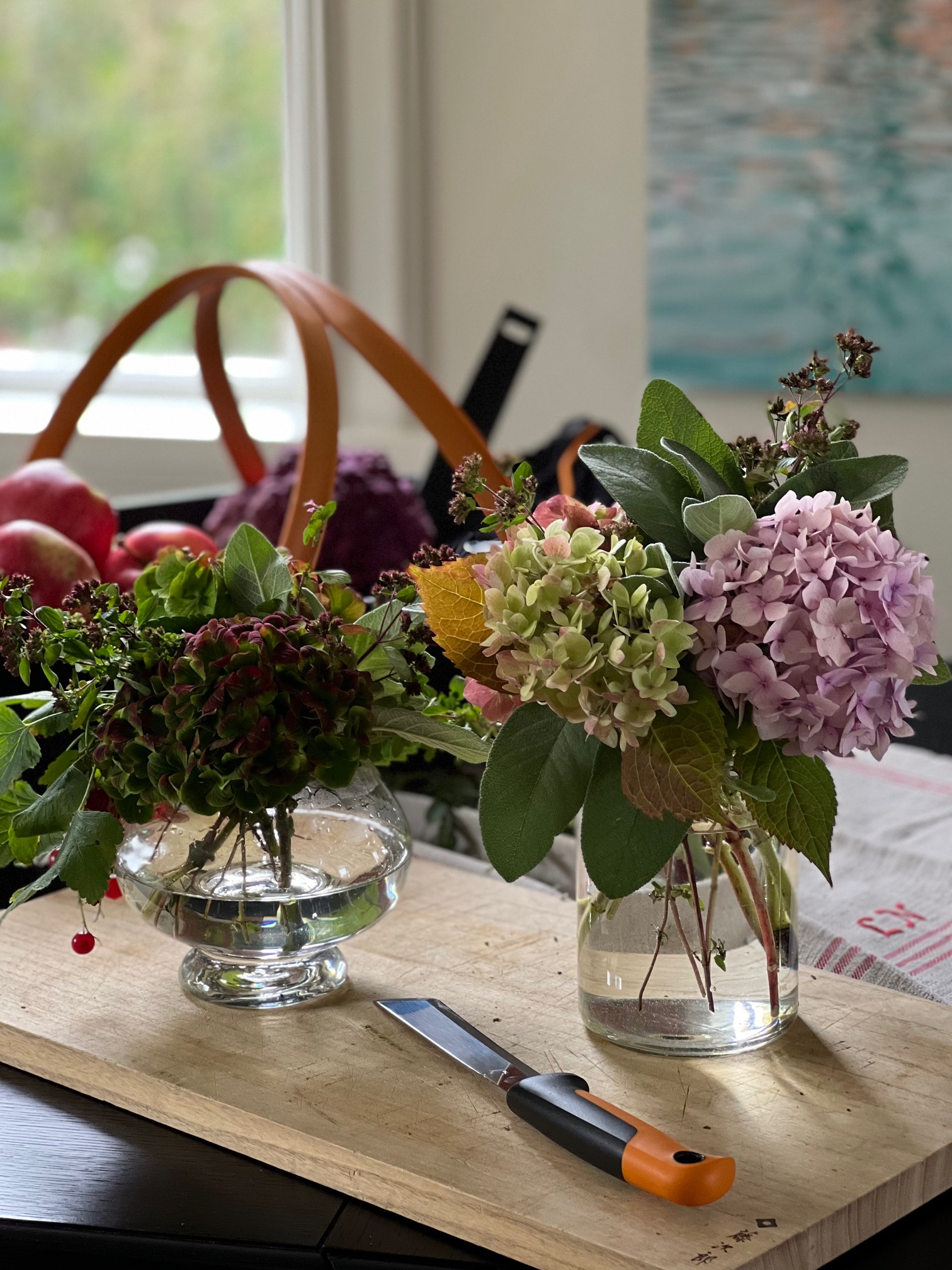 trädgårdsblommor, höstblommor, skördetid