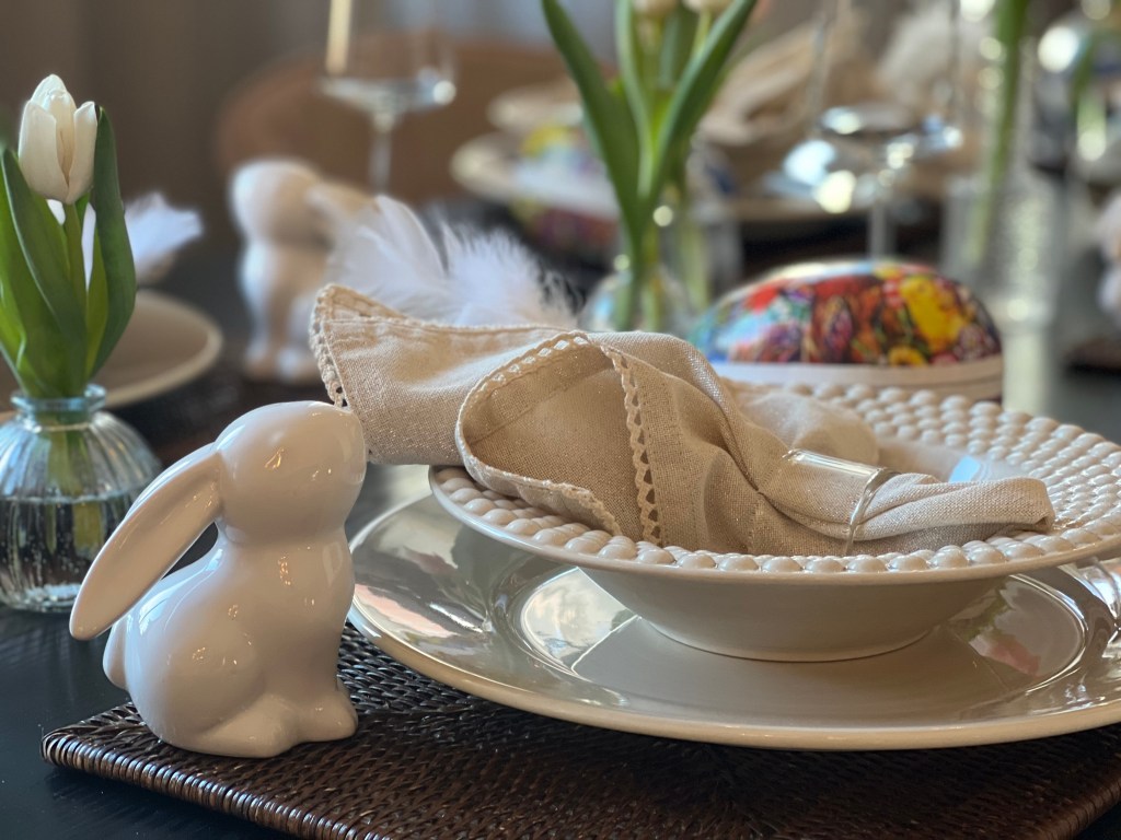 Påskmiddag hos min äldsta&nbsp;dotter.